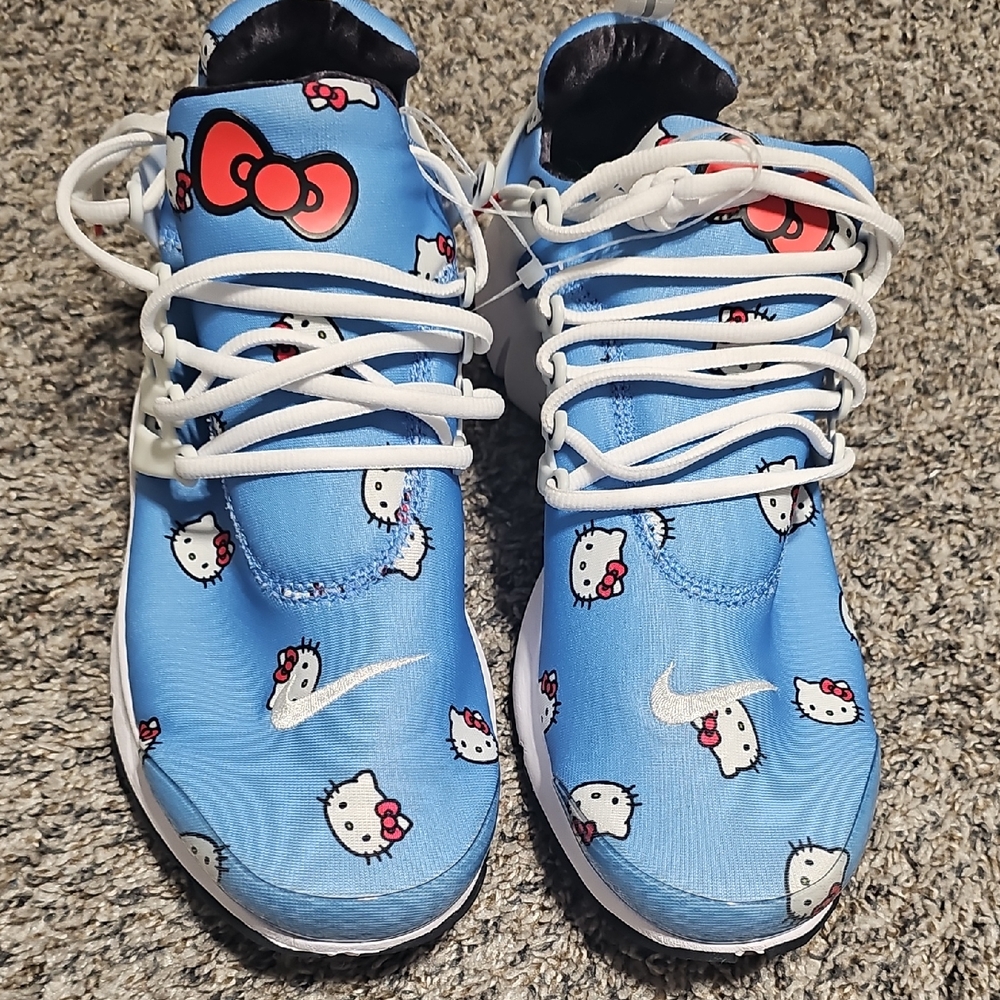 Size 14 New Nike Hello Kitty Blue Sneakers